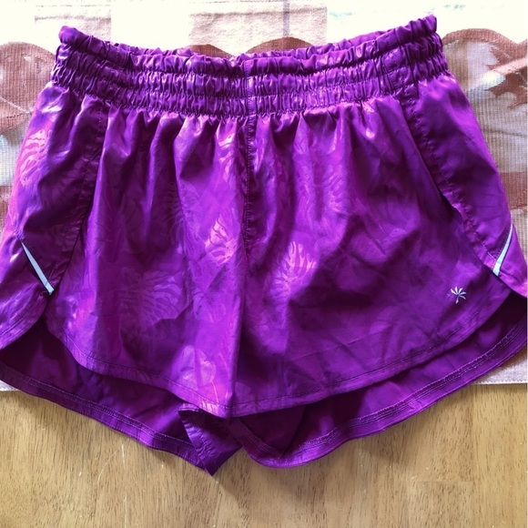 Athleta Pants - Athleta Purple Floral Short